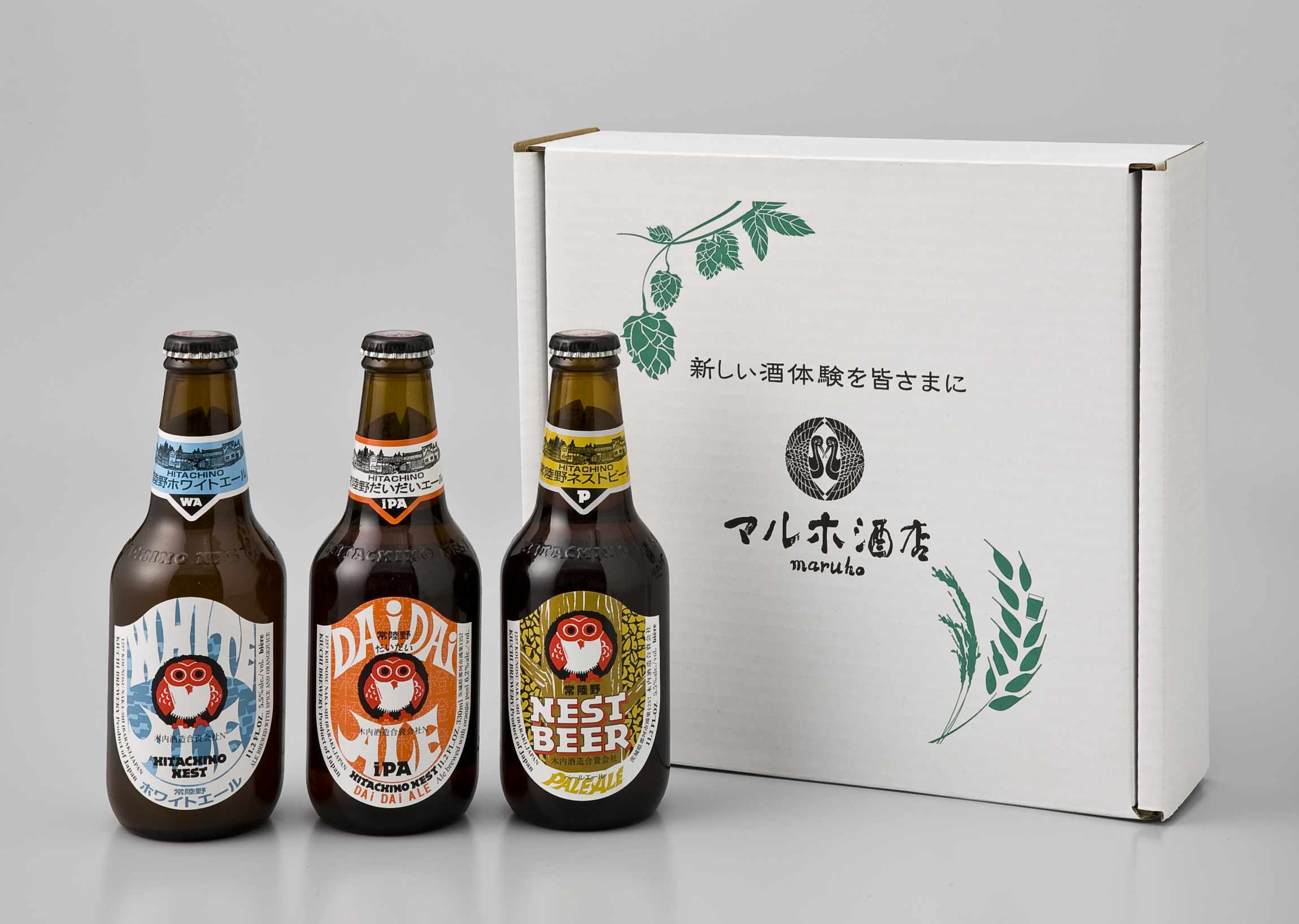 3本用ギフトボックス – マルホ酒店