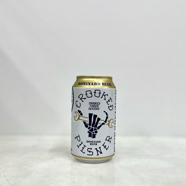 Crooked Pilsner 355ml/Boneyard